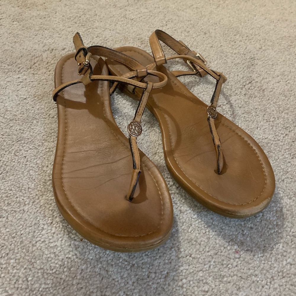 Coach Tan Sandals